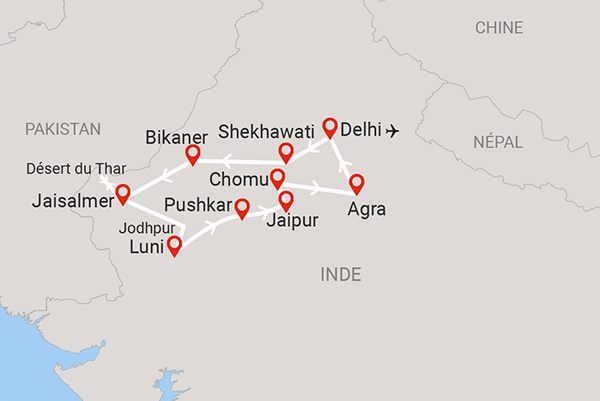 Circuit Perles du Rajasthan (en privatif) - catégorie Charme delhi Inde