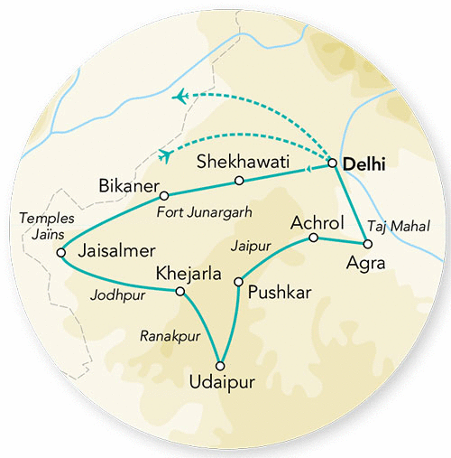 Circuit Merveilles de l'Inde du Nord delhi Inde