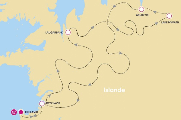 Autotour Sources Chaudes et Route Arctique keflavik Islande