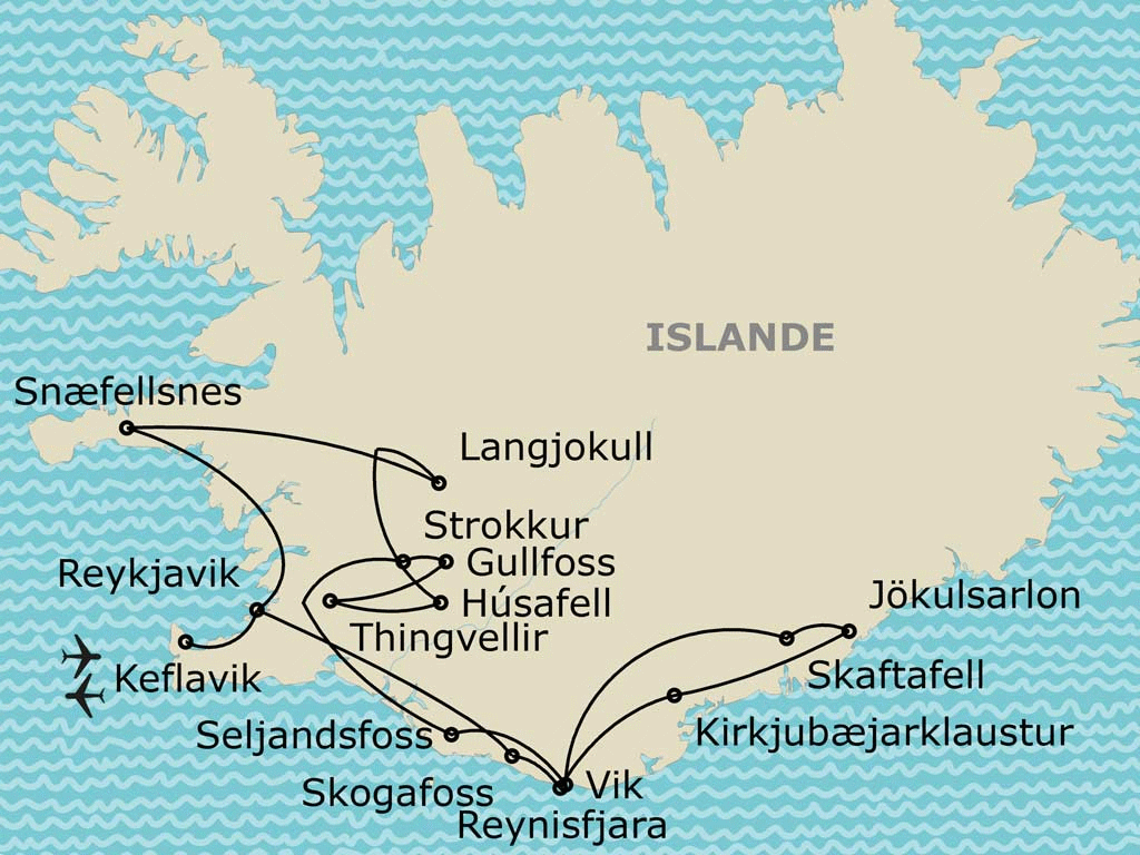 Circuit Aventure Islandaise keflavik Islande