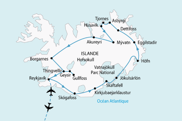 Circuit L'essentiel de l'Islande reykjavik Islande