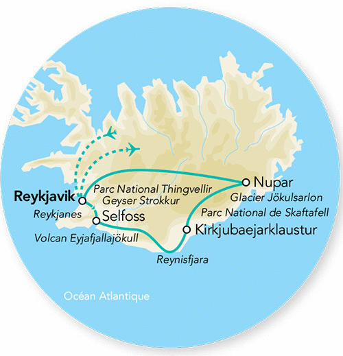 Circuit Splendeurs de l'Islande en eté - 2025 reykjavik Islande