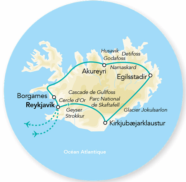 Circuit Douceurs de l'Islande en été - 2025 reykjavik Islande