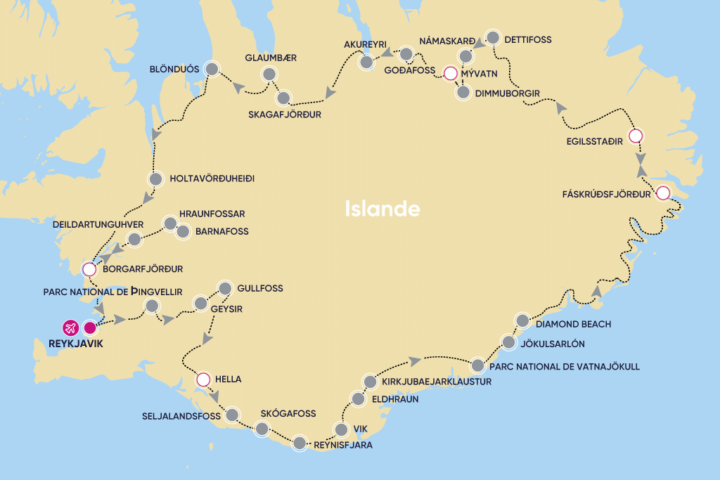 Circuit Islande Classique reykjavik Islande