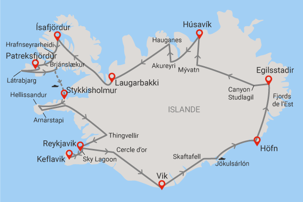 Circuit Toute l'Islande, terre des sagas reykjavik Islande