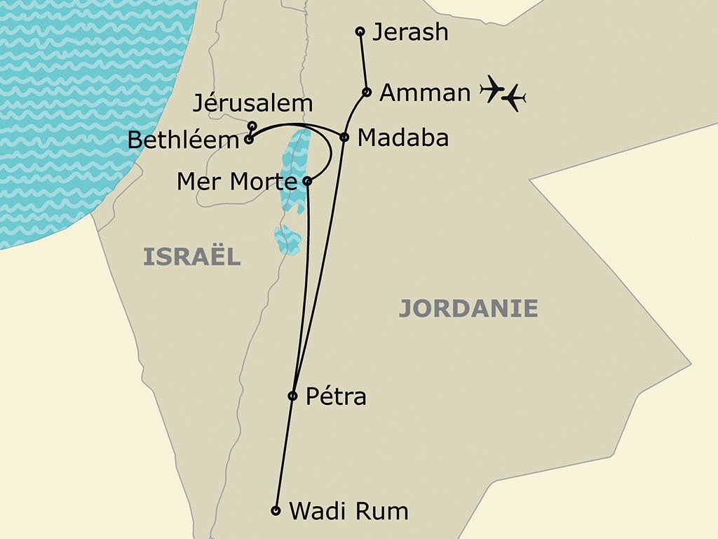 Circuit Merveilles de Jordanie et d'Israël tel_aviv Israel