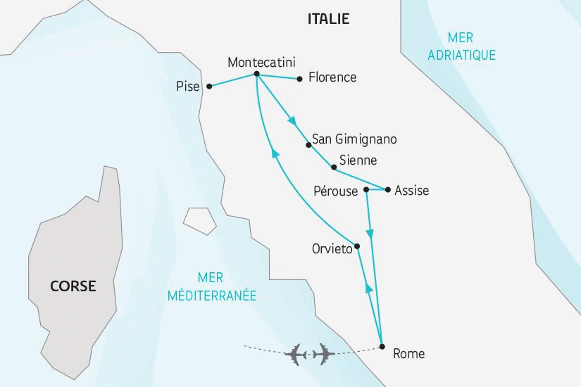 Circuit Rome et la Toscane rome Italie