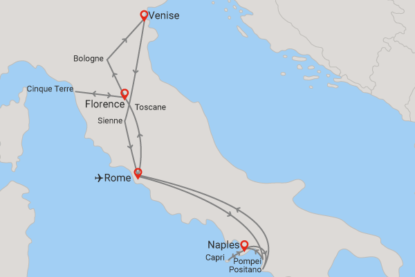 Circuit Grande Boucle Italienne rome Italie