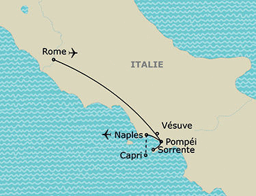 Circuit Rome et les Couleurs du golfe de Naples rome Italie