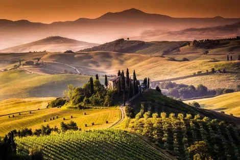 Charme et couleurs de Toscane