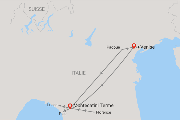 Circuit Trésors de Toscane à Venise 3*/ venise Italie