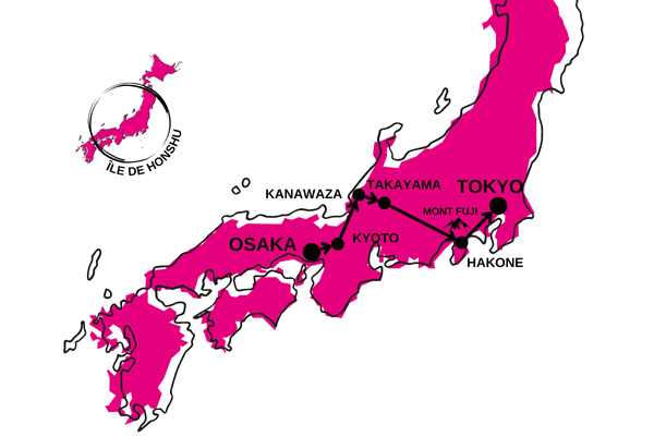 Circuit Japon Millénaire, des Alpes Japonaises à Tokyo en Liberté osaka Japon