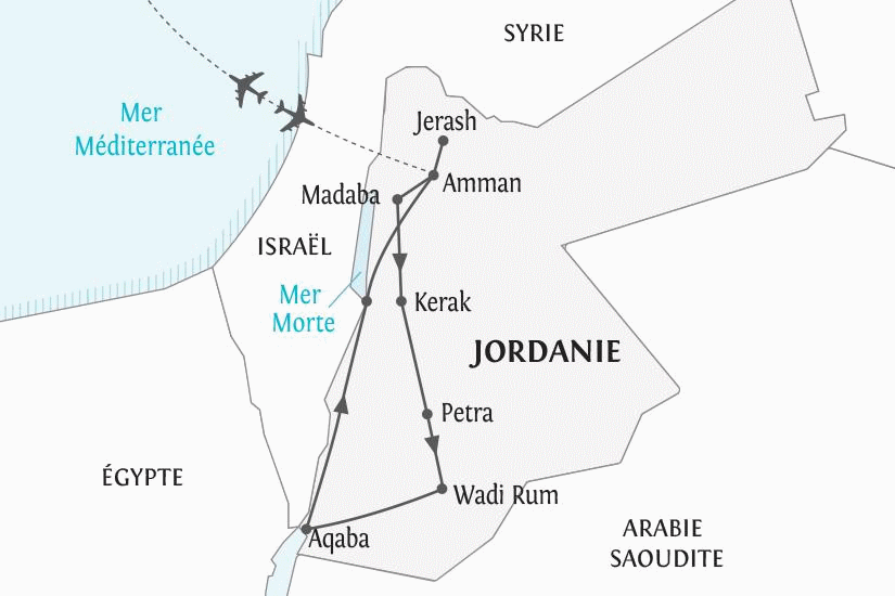 Circuit Trésors de la Jordanie amman Jordanie