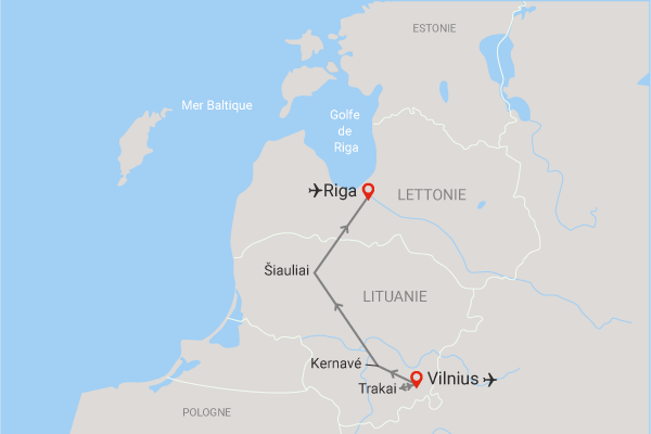 Circuit Les essentiels de la Lituanie et de la Lettonie vilnius Lituanie