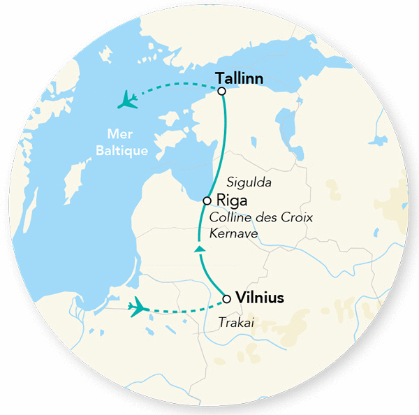 Circuit Splendeurs des pays Baltes vilnius Lituanie