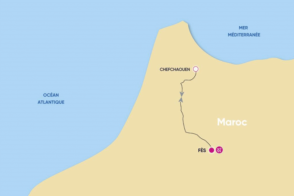 Circuit Fès & Chefchaouen en Riads fez Maroc