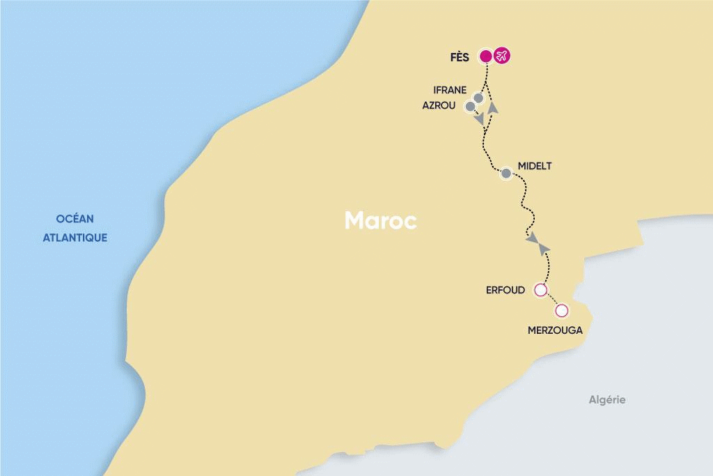 Circuit Fès & Désert de Merzouga en Riads fez Maroc
