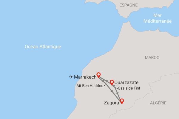 Circuit Marrakech et désert de Zagora marrakech Maroc