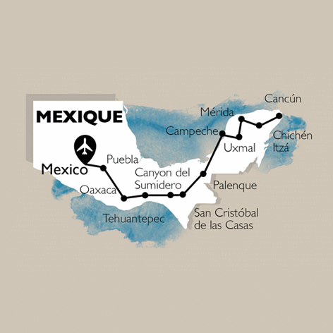 Circuit Mexique, Saveurs et Civilisations mexicaines + Extension Riviera Maya mexico Mexique