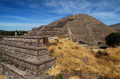 les ruines de Teotihuacan