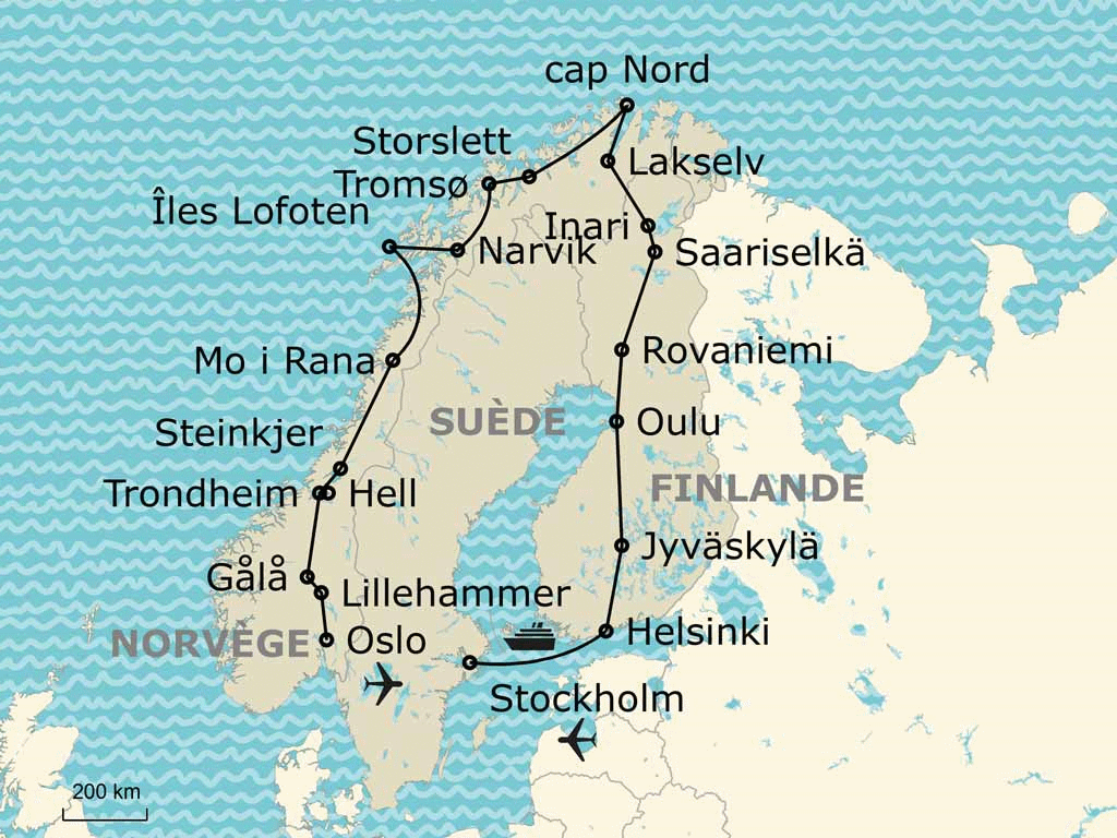 Circuit Grand tour de Scandinavie oslo Norvege