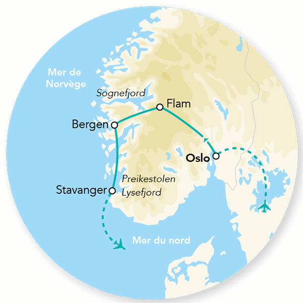 Circuit Immersion Norvege du Sud - 2025 oslo Norvege