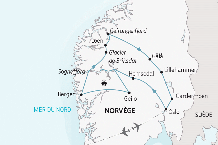 Circuit Les plus Beaux Fjords de Norvège oslo Norvege