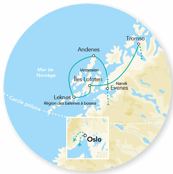 Circuit Merveilles de l'Arctique tromso Norvege