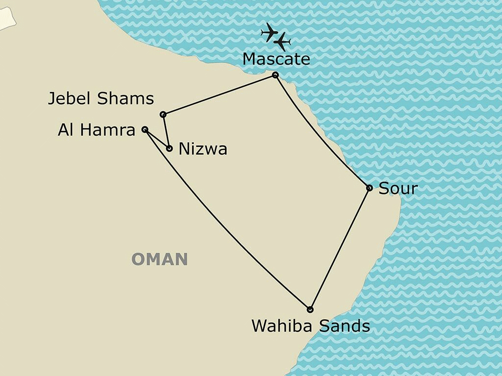 Autotour Grand tour d'Oman en liberté mascate Oman