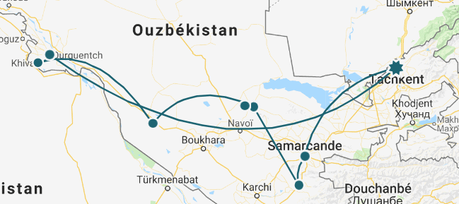 Circuit Mythique Route de la Soie tashkent Ouzbekistan