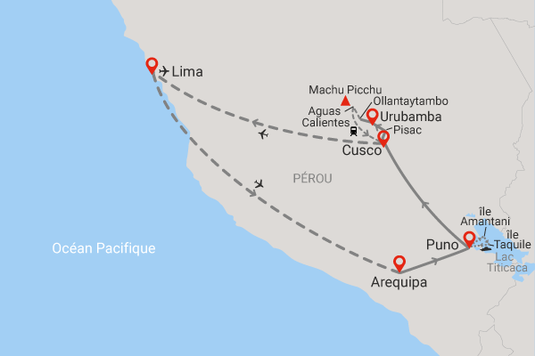 Circuit Terre Inca en privatif lima Perou