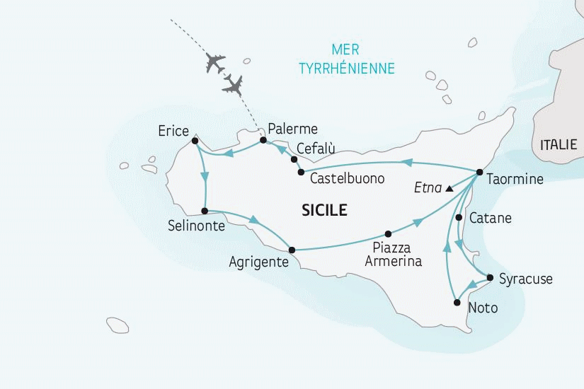 Circuit L'Essentiel de la Sicile palerme Sicile et Italie du Sud