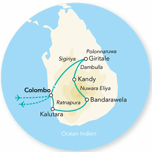 Circuit Splendeurs du Sri Lanka colombo Sri Lanka