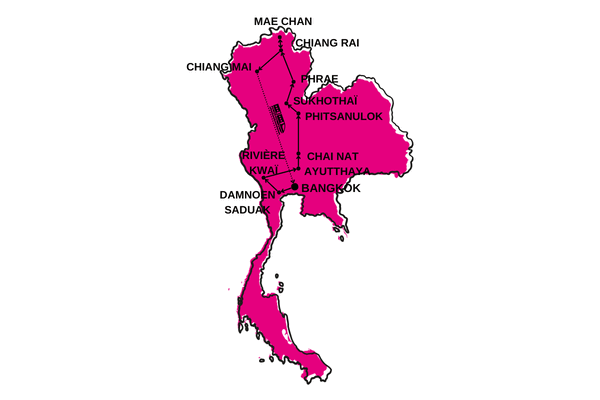 Circuit Thaïlande Authentique en Boutique Hôtels et Privatif bangkok Thailande