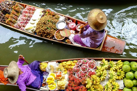 Marché flottant