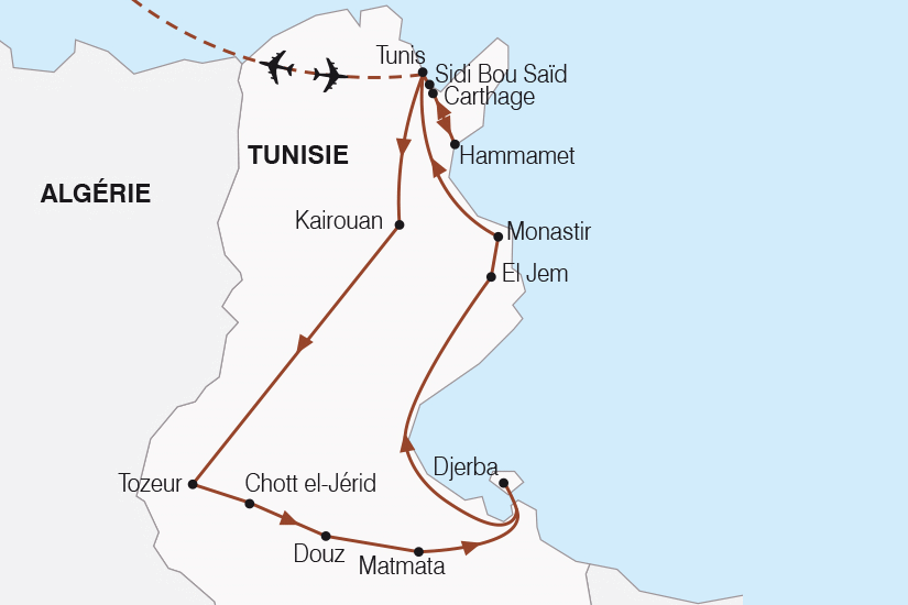 Circuit Balade Tunisienne tunis Tunisie