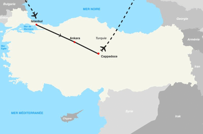 Circuit Echappée Belle d'Istanbul à la Cappadoce - Croisière sur le Bosphore incluse istanbul Turquie