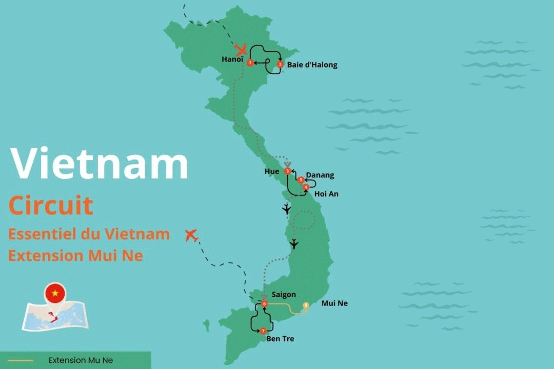 Circuit L'Essentiel du Vietnam + extension à Mui Ne hanoi Vietnam