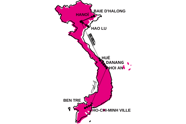 Circuit Merveilles d'Indochine en Privatif hanoi Vietnam