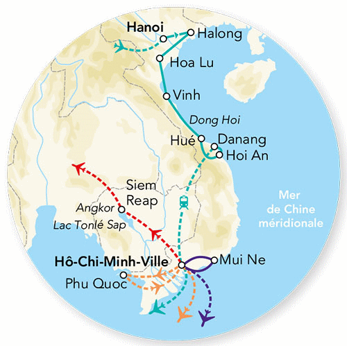 Circuit Splendeurs du Vietnam & Extension balnéaire Mui Ne 4* - 2025 hanoi Vietnam