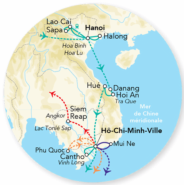 Circuit Merveilles du Vietnam & Extension balnéaire Mui Ne 2025 hanoi Vietnam