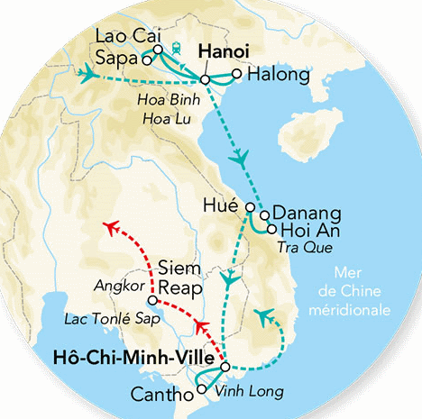 Circuit Merveilles du Vietnam 2023 hanoi Vietnam