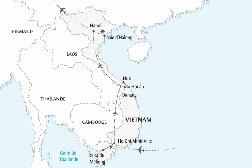 Circuit Le Vietnam, du Mékong à la baie d'Halong hochiminh Vietnam