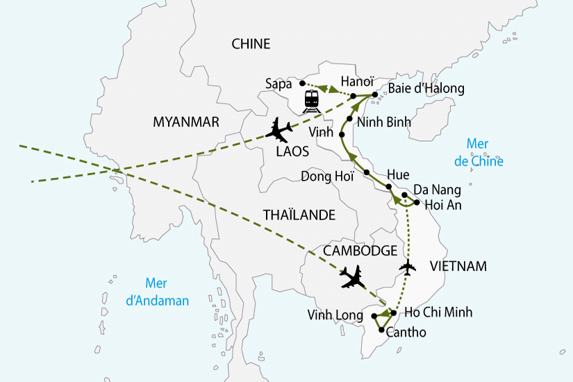 Circuit Sourires d'Indochine, à la rencontre des ethnies hochiminh Vietnam